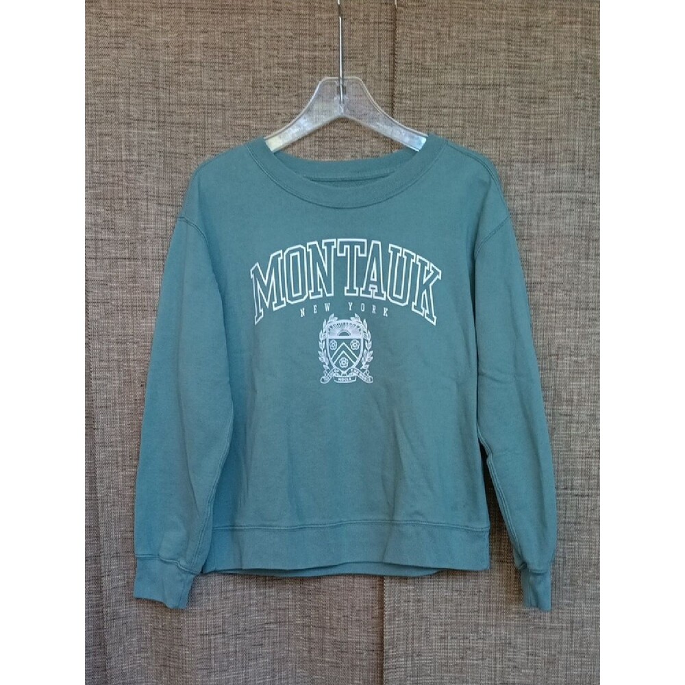 Abercrombie & Fitch Teal Montauk Crewneck Sweatshirt